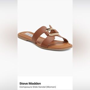 Steve Madden Composure slide sandals size 6 fits narrow